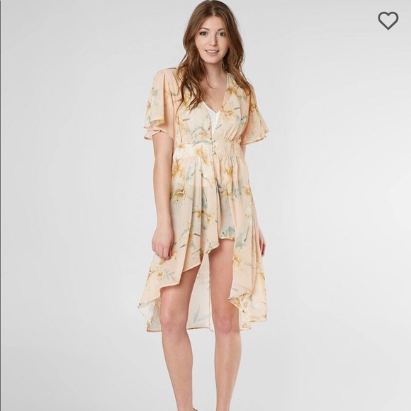 COPY - • Daytrip Cream Floral Chiffon Kimono New Without Tags - Picture 7 of 7
